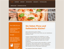 Tablet Screenshot of pizza-pino.com